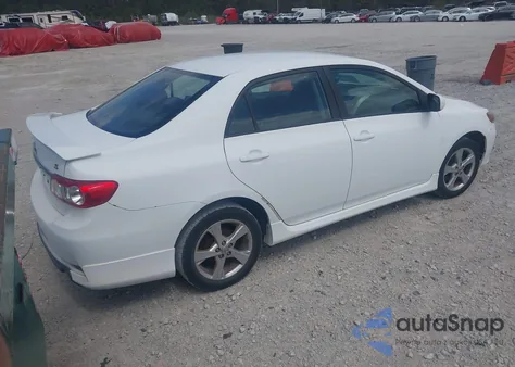 2011 Toyota Corolla S from USA, damaged, VIN 2T1BU4EEXBC733111